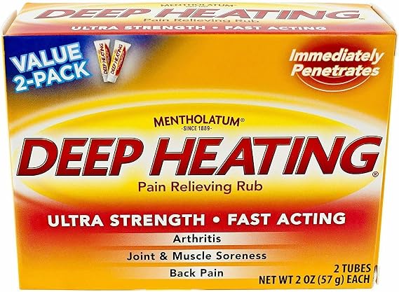 Mentholatum Deep Heating Rub-4oz
