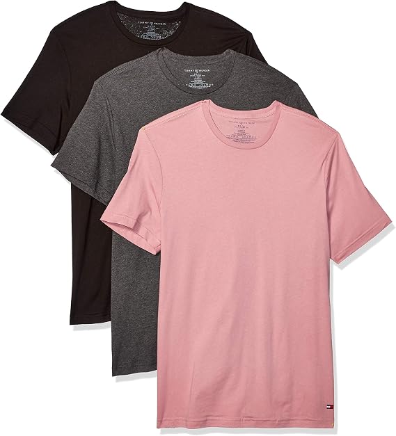 Tommy Hilfiger Men's Cotton Classics Crewneck Undershirts 3-Pack