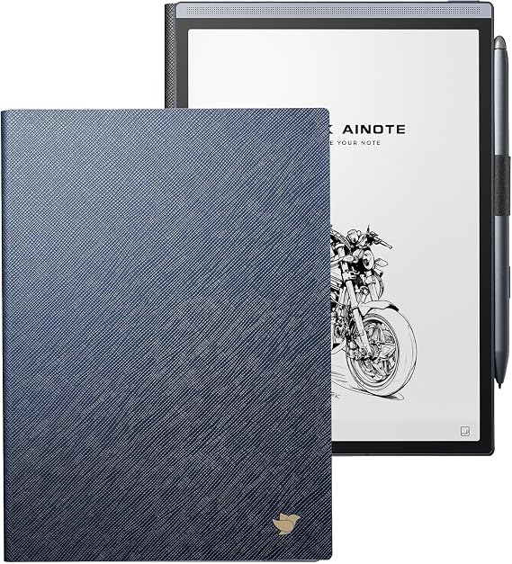 Blue Protective Folio Case for iFLYTEK 8.2" AINOTE Air 2 Note-Taking E-Ink Tablet (Blue Case)