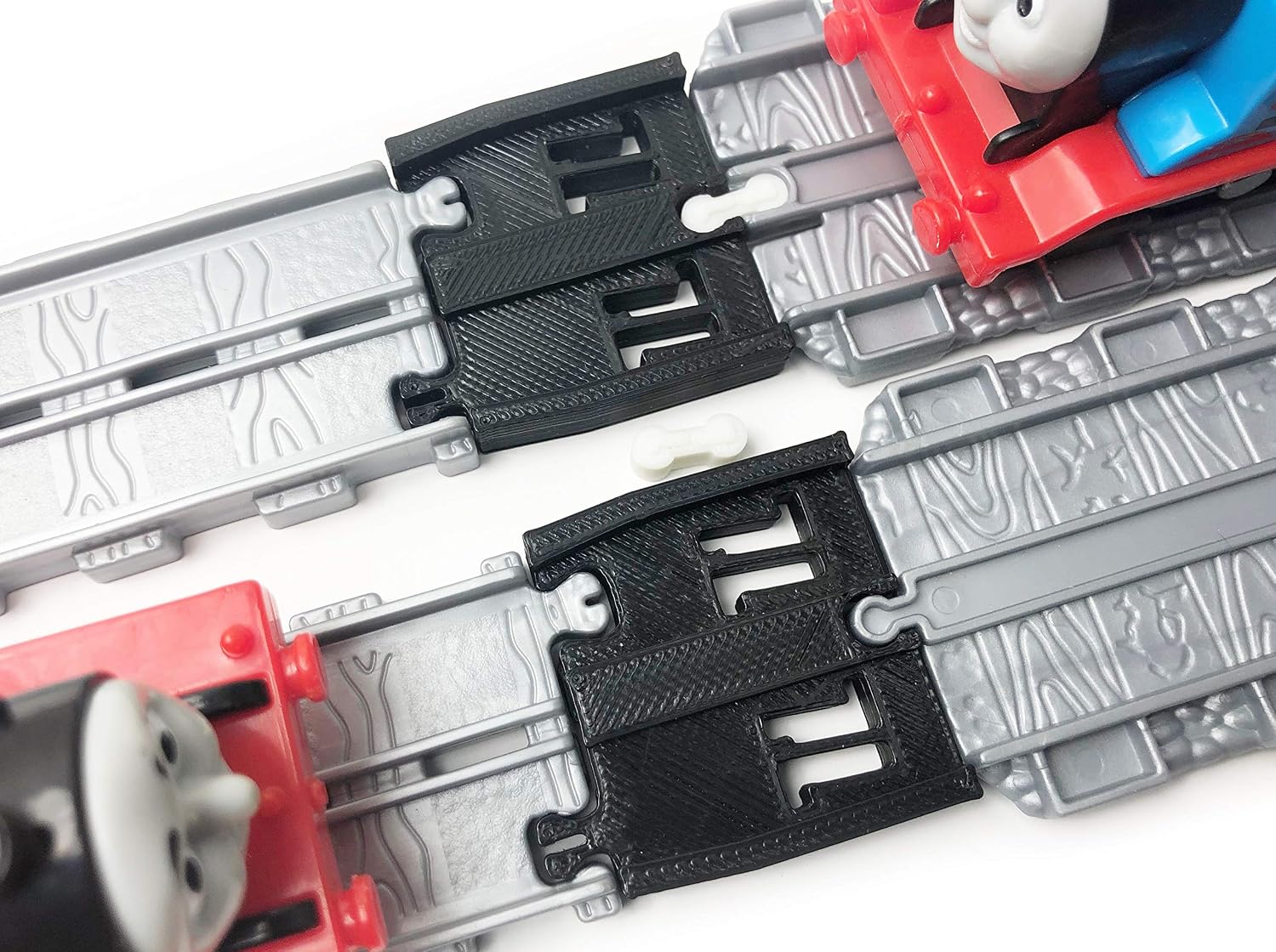 TrainLab Thomas Adventures to Thomas Take-n-Play Train Track adapters. Includes Mini Dog Bones! Black