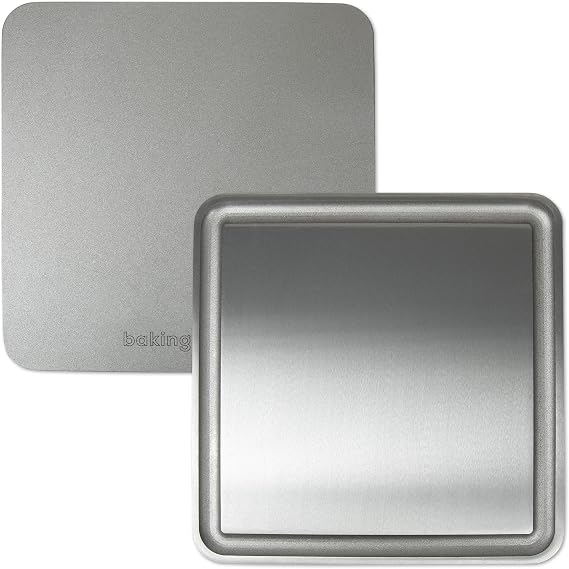 Baking Steel Mini Griddle (11.5"x11.5"x3/8") - Flat Top Griddle for Stovetope, Grill, and Oven Use - Pre-Seasoned, Naturally Non-Stick Surface & Crack-Proof