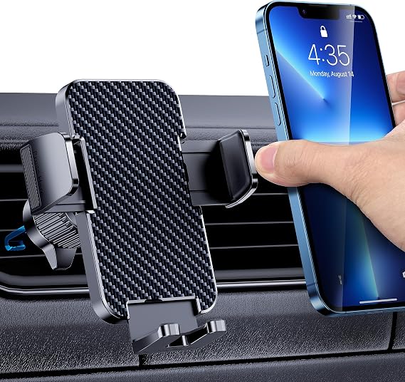 Mobile Phone Holder Car Mobile Phone Holder for Car Ventilation [Case Friendly] 360° Rotatable Car Mobile Phone Holder One Button Release Car Holder Mobile Phone for iPhone Smartphones Holder Universal