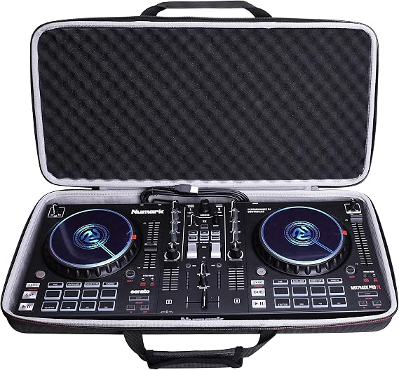 LTGEM EVA Hard Case for Numark Mixtrack Pro FX 2 Deck DJ Controller - Protective Carrying Storage Bag (Not Compatible Other Model)