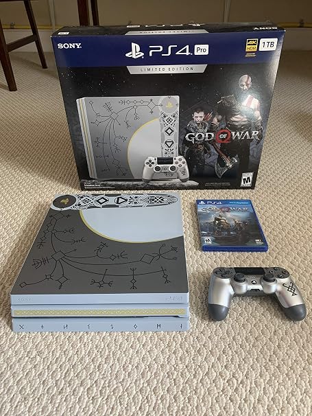 PlayStation 4 Pro 1TB Limited Edition Console - God of War Bundle [Discontinued]