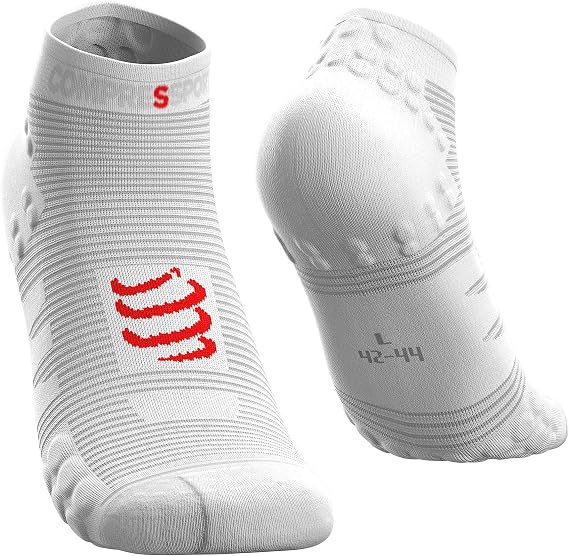 COMPRESSPORT Pro Racing Low Socks V3.0 Run - Large - White