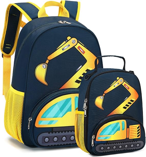 BTOOP Backpack for Kids Boys Girls Preschool Kindergarten Bookbag Set with Lunch Box Toddler School Bag