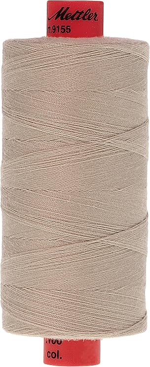 Mettler Metrosene Old Number 1155-0725 Poly Thread, 1000m/1094 yd, Fieldstone