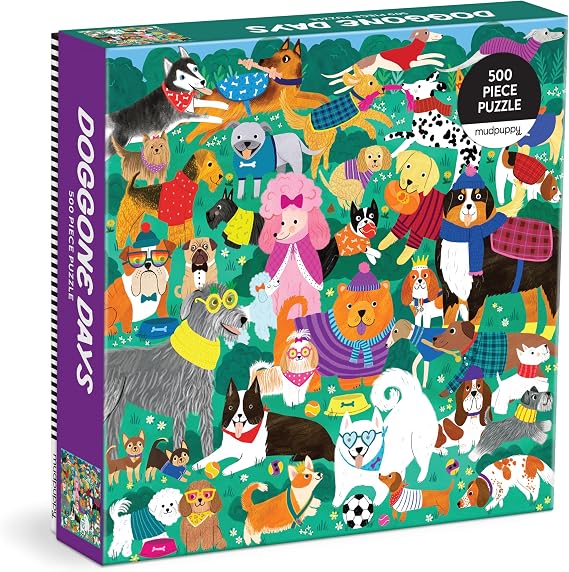 Mudpuppy - Doggone Days 500 Piece Jigsaw Puzzle