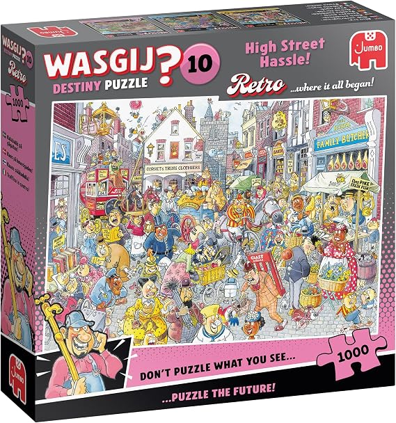 Wasgij Retro Destiny 10 Trouble on the Main Street 1000 Piece Jigsaw Puzzle