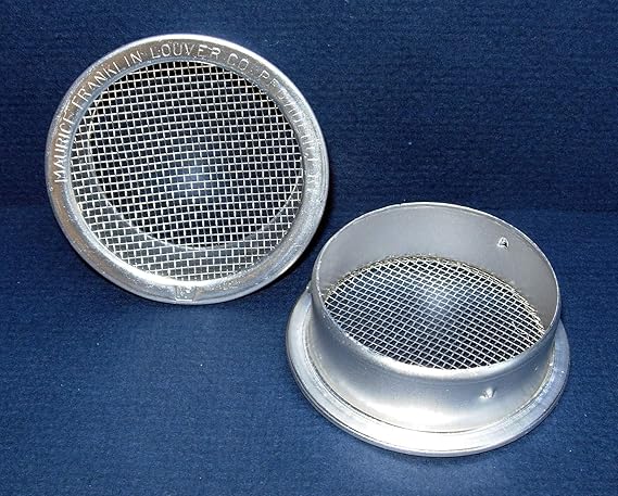 2.5" Round Open Screen Vent - Mill - Package of 4