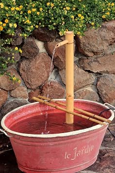 Bamboo Accents 24 inch Adjustable spout - Without Pump and Without Container