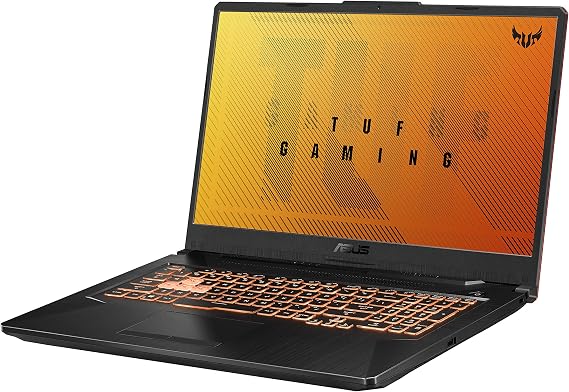 ASUS TUF Gaming F17 Gaming Laptop, 17.3 144Hz FHD IPS-Type Display, Intel Core i5-10300H, GeForce GTX 1650 Ti, 8GB DDR4, 512GB PCIe SSD, RGB Keyboard, Windows 10, Bonfire Black, FX706LI-ES53