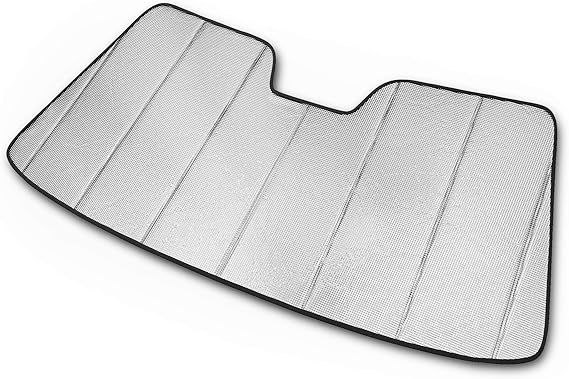 Autotech Park Foldable Sunshade Compatible with 2019-2026 Chevrolet Silverado, Custom-fit Windshield Sun Shade