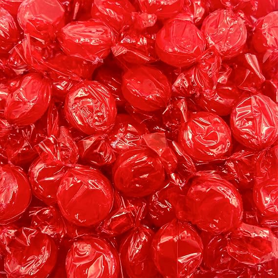 Cinnamon Discs Hard Candy, Cinnamon Candy, 1 Lb Bag
