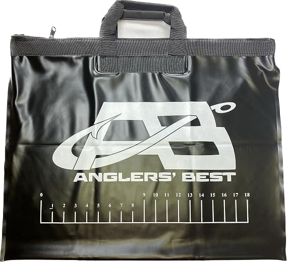 Angler's Best Tournament Fish Bag: Durable and Leakproof Fishing Gear, Fishing Bag with PVC Coating, Puncture-Resistant, 24 by 20 with Strong Nylon Handles and Ruler