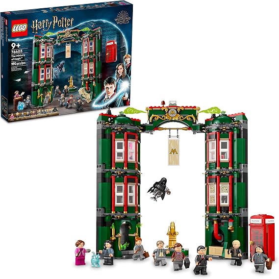 LEGO Harry Potter The Ministry of Magic Building Toy 76403 Large Modular Building Set with 12 Minifigures, Harry Potter Gift Idea for Kids Boys Girls Age 9+, Collectible Wizarding World Buildking Kit