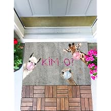 Monnhein Kim O Door Front Mat Decorative Door Mat Outdoor Mat Indoor Mat 45x70cm