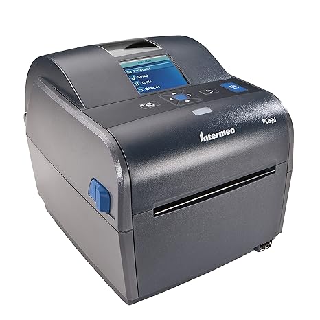 Intermec PC43d Desktop Direct Thermal Label Printer with LCD Display and USB, Easy-to-Use Barcode Label Printer