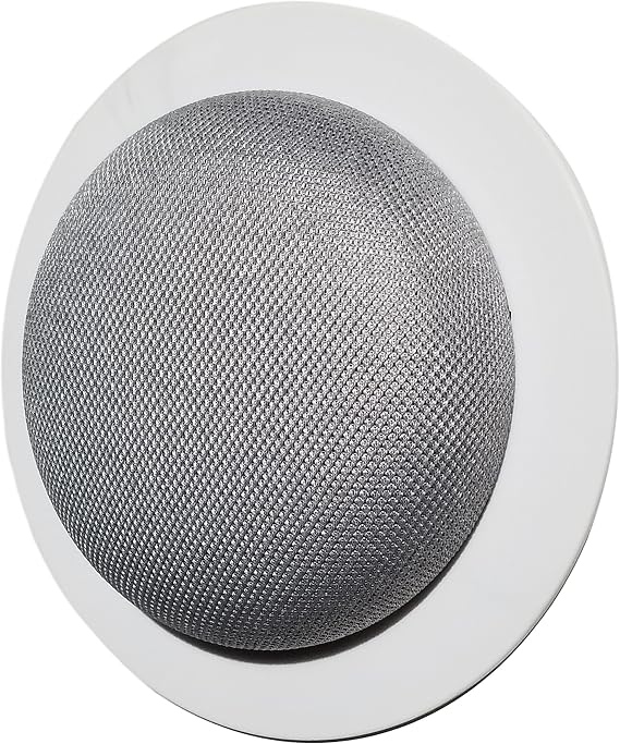 Google Nest Mini Built-in Wall & Ceiling Mount | Fits 2nd Gen (2019) | Clean Flush Installation | 5-Pack