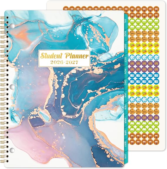 Student Planner 2026-2027 - School Planner, July 2026- June 2027, 9" x 11"
