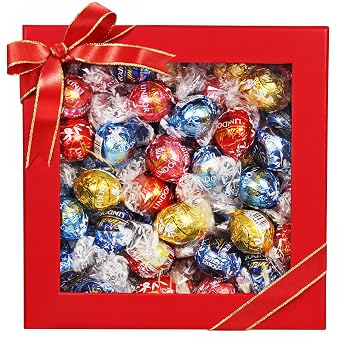 Premium Chocolate Truffles in Elegant Gift Box, 50-Piece Assorted Chocolate Delights - Ideal for Gifting & Sharing with Loved Ones