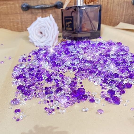 Colored Rhinestones, 4200 Pcs Acrylic Diamonds