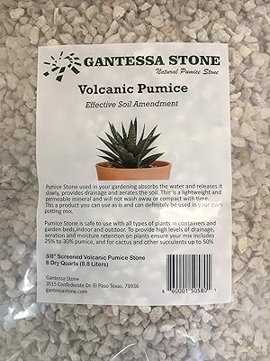 Gardening Pumice for Plants Soil Amendment | 38 Screened | 8 Quarts