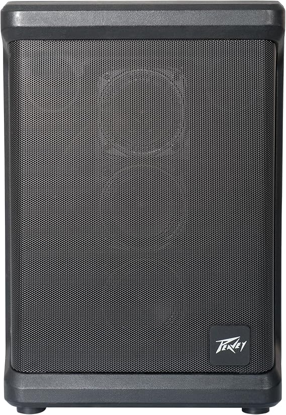 Peavey Solo Battery Powered Portable PA and Busking Amp, 10-Hour Battery Life, Bluetooth, 4-Channels, Lightweight, Fast Rechargeable Battery, Guitar Input, Reverb Included