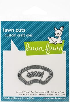 Lawn Fawn LF1977 Reveal Wheel Arc Frame Add-On Custom Craft Dies