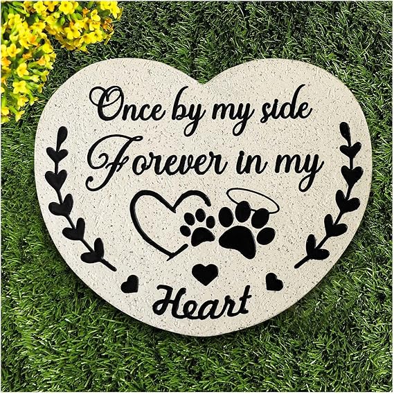 Pet Memorial Stones for Dogs, Garden Dog Memorial Gifts for Loss of Dog