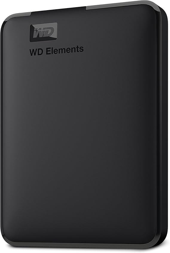 WD 4TB Elements Portable External Hard Drive for Windows, USB 3.2 Gen 1/USB 3.0 for PC & Mac, Plug and Play Ready - WDBU6Y0040BBK-WESN