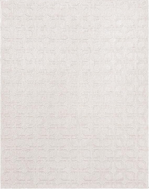 Gertmenian Indoor Comfy Weave Area Rug - 8x10 Large, Durable, Non-Shedding & Stain Resistant, Ideal for High Traffic Areas in Living Room, Bedroom, Dining Room - Haley, Cream, 29052
