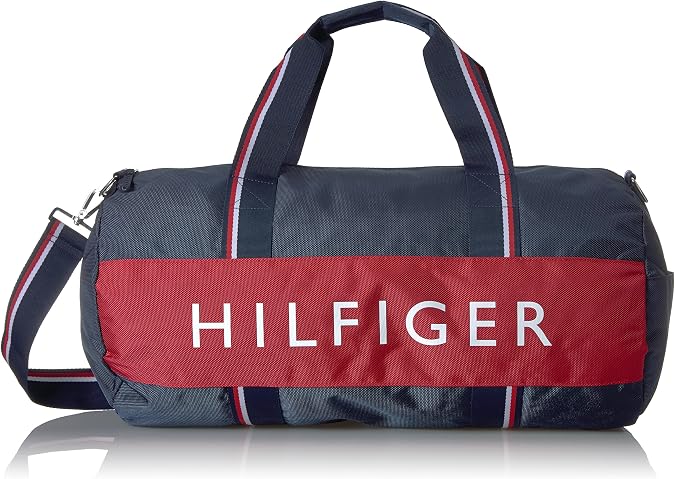 Tommy Hilfiger Duffle Bag Patriot Colorblock, Core Navy/Chili Pepper/Multi