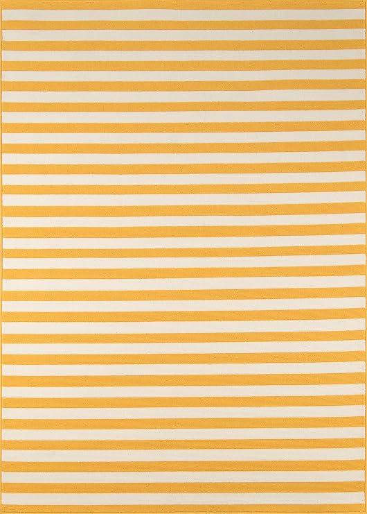 Momeni Rugs Baja Collection Area Rug, 1'8" x 3'7", Yellow